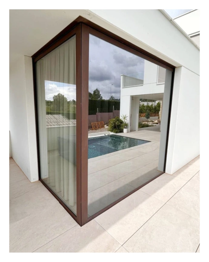 Doble cristal, cristal cámara para habitación